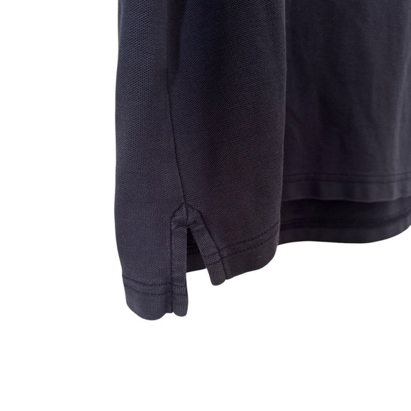 Psycho Bunny Pima Cotton Short Sleeve Collared Polo Shirt Navy Size Large (6) - Picture 4 of 8